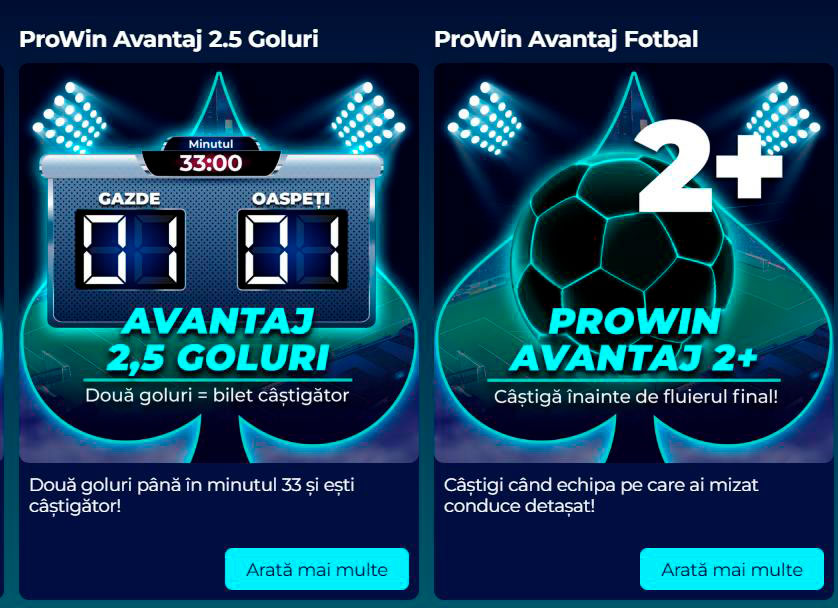 bonusuri pentru pariuri prowin